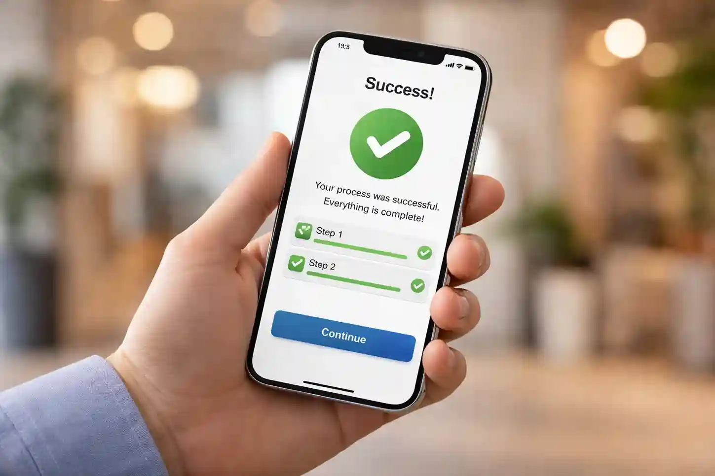 Smartphone con app di scommesse e notifica di bonus attivato