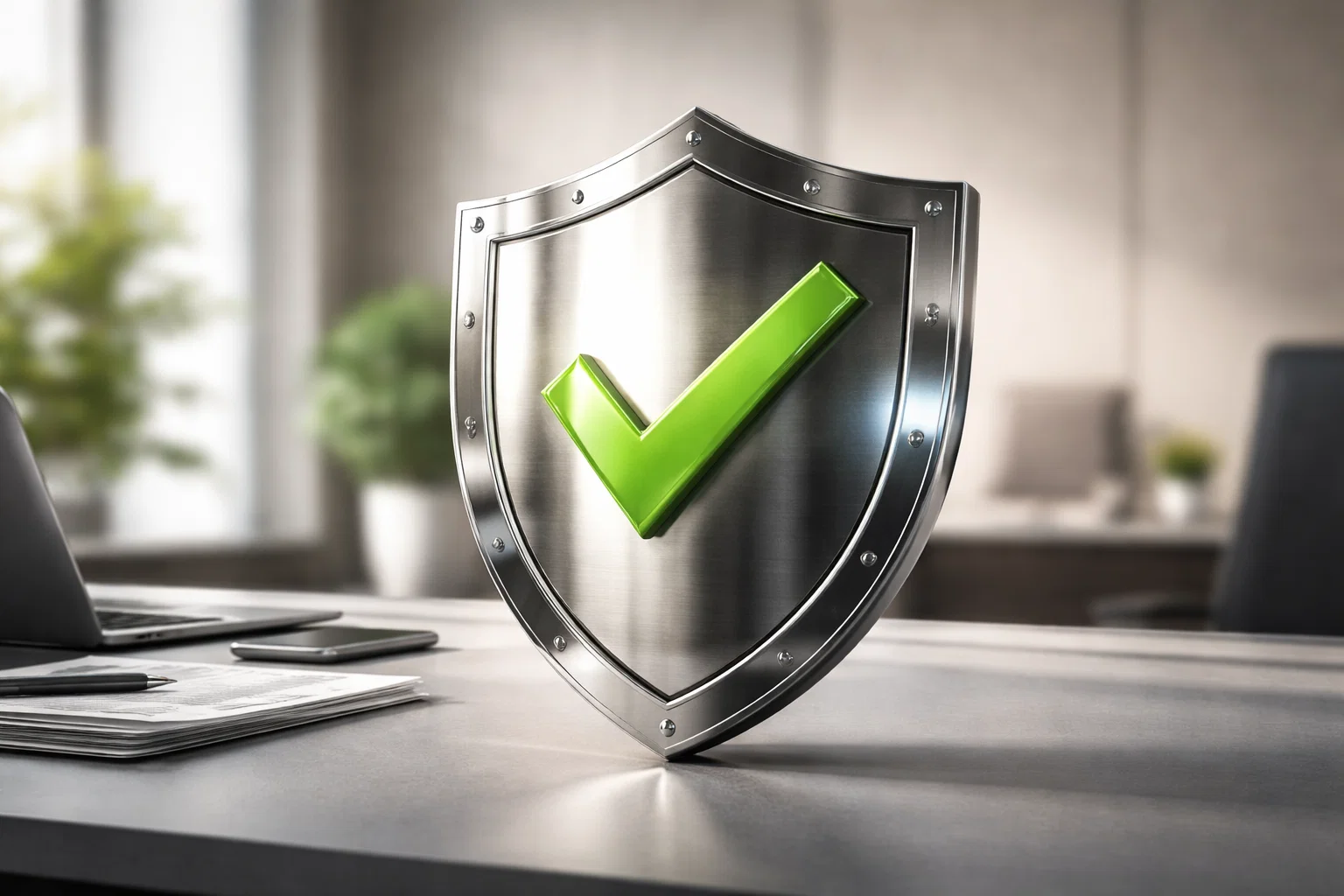 Scudo protettivo con simbolo di sicurezza per scommesse online